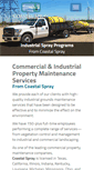 Mobile Screenshot of coastalspray.com