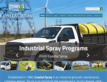 Tablet Screenshot of coastalspray.com